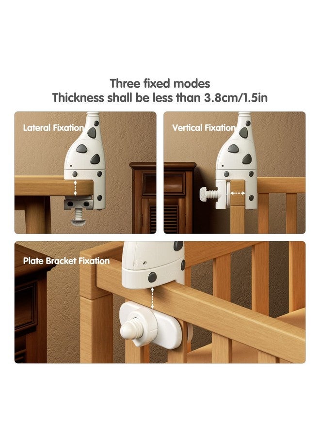 TUMAMA Baby Crib Mobile,3 In 1 Crib Toys With Remote Control,Projection Night Light, Music And White Noise, Mute Spin Motor Nursery Sensory Toys For Infant 0 3 6 9 Month Newborn Xmas Gift - Image 5