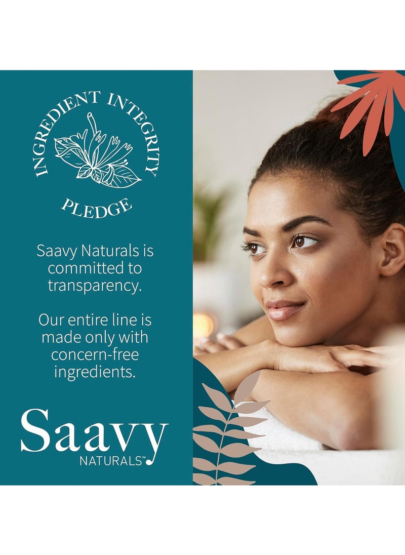 Saavy Naturals Saavy Naturals Tahitian Vanilla Liquid Hand Soap - Moisturizing Formula with Aloe Vera, Shea Butter, and Vanilla Extract - 12 Fl Oz, 2 Pack  - Image 5