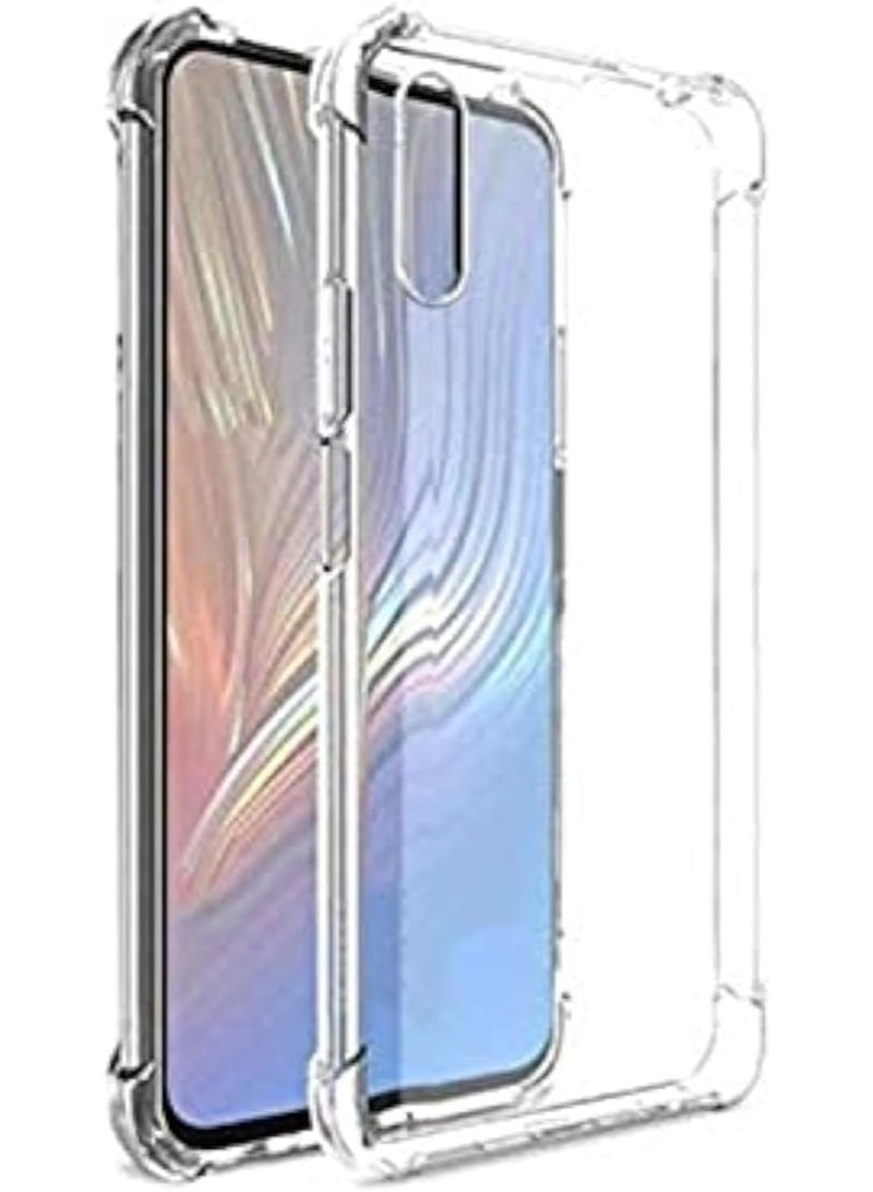 جراب لهاتف Huawei Y9s، جراب شفاف فائق النحافة مضاد للخدش ومرن وناعم من مادة TPU ومضاد للسقوط ومضاد للصدمات مع زوايا معززة لهاتف Huawei Y9s