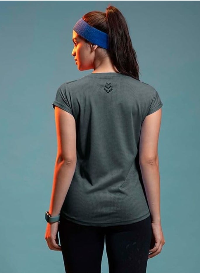 Lyra Women's Yoga Shirt | Grey | Color Shade May Vary  - Image 2