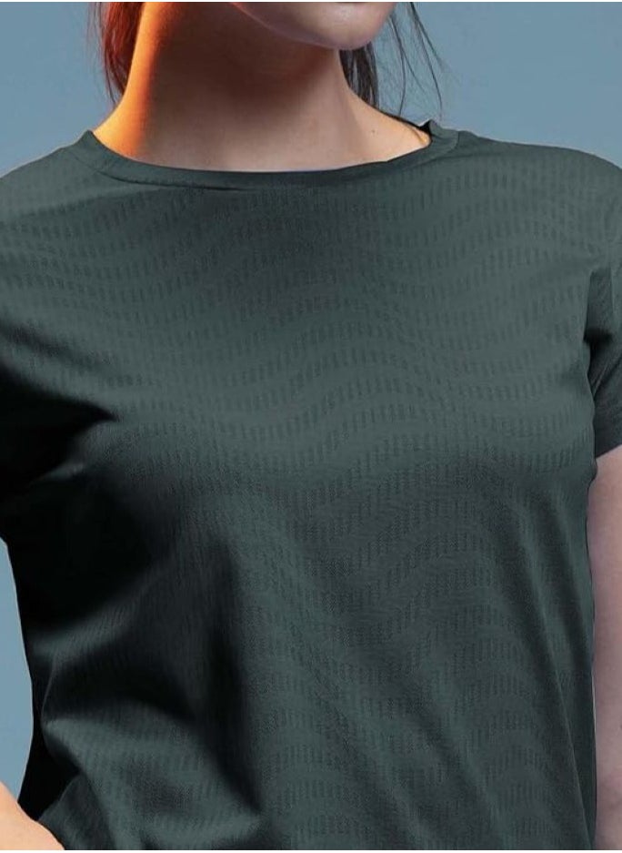 Lyra Women's Yoga Shirt | Grey | Color Shade May Vary  - Image 4