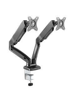 erorex Dual Monitor Thin Gas Spring Dual Monitor Arm 13"-32" Black  - Image 1