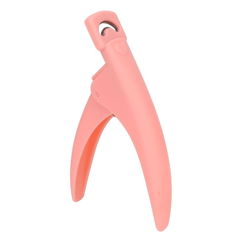 Nail Art Clipper Manicure Nail Tip Cutter Robust Simple Operating Fake False Nail Trimmer for DIY Pink - Image 2
