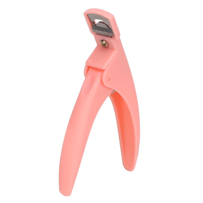Nail Art Clipper Manicure Nail Tip Cutter Robust Simple Operating Fake False Nail Trimmer for DIY Pink - Image 3