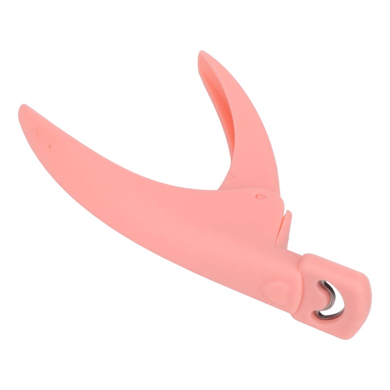 Nail Art Clipper Manicure Nail Tip Cutter Robust Simple Operating Fake False Nail Trimmer for DIY Pink - Image 5