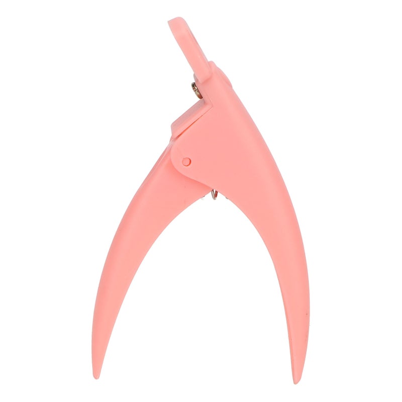 Nail Art Clipper Manicure Nail Tip Cutter Robust Simple Operating Fake False Nail Trimmer for DIY Pink - Image 4