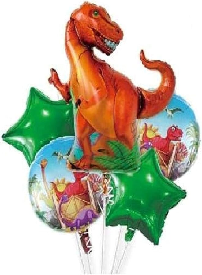 Secret Dinosaur Foil Balloon Birthday Party Decoration