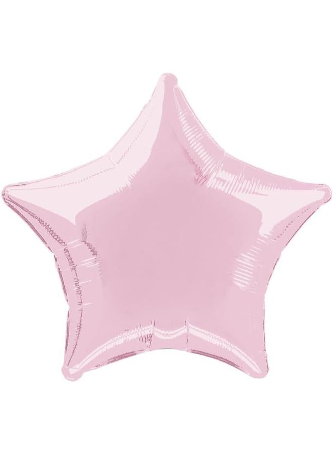 Unique 20'' Star Pastel Pink Foil  Balloon - Image 2