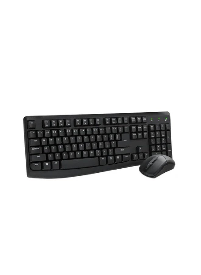 Rapoo Wireless Optical Keyboard and mouse Combo - X1800 Pro black - Image 1
