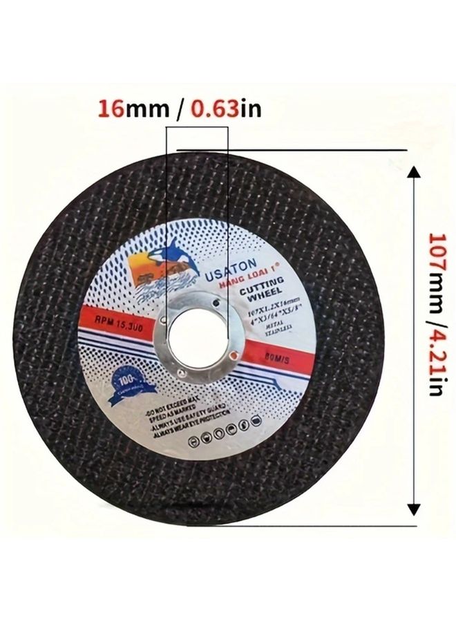 10pcs Black Double Layer Mesh Resin Grinding Wheels 1 2mm Thick Metal Cutting Discs - Image 3