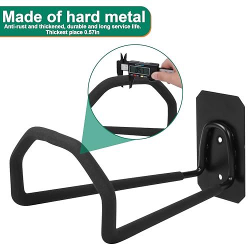 PeoMev 2pcs Heavy Duty Hose Hanger Wall Mount Water Hose Holders for Outside, Sturdy Hose Stand for Garden Hose Storage and Extension Cords (2pcs) - Image 4