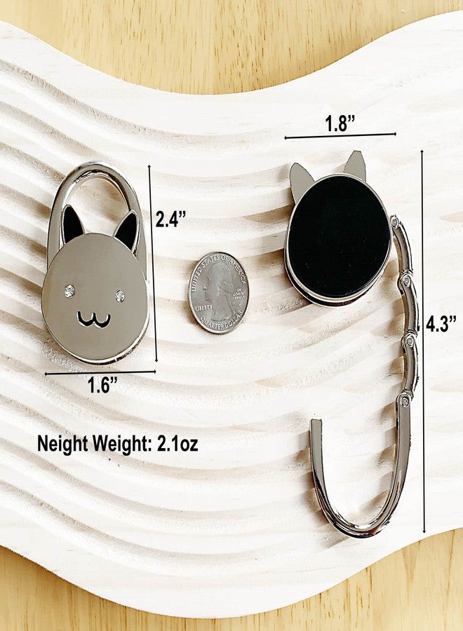 KSMD Purse Hooks for Table and Bars,Portable Purse Hanger Organizers Hooks Handbag Holder Pocketbook Holder Bag Storage for Desk Bag Hook,Foldable Folding Table Hook Hanger - Image 2