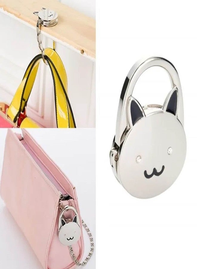 KSMD Purse Hooks for Table and Bars,Portable Purse Hanger Organizers Hooks Handbag Holder Pocketbook Holder Bag Storage for Desk Bag Hook,Foldable Folding Table Hook Hanger - Image 4