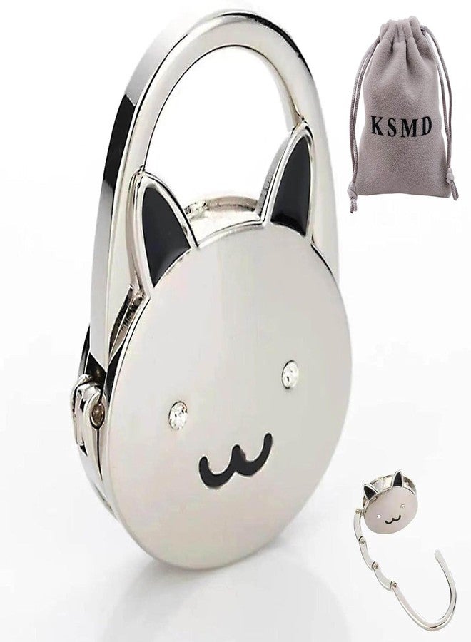 KSMD Purse Hooks for Table and Bars,Portable Purse Hanger Organizers Hooks Handbag Holder Pocketbook Holder Bag Storage for Desk Bag Hook,Foldable Folding Table Hook Hanger - Image 1