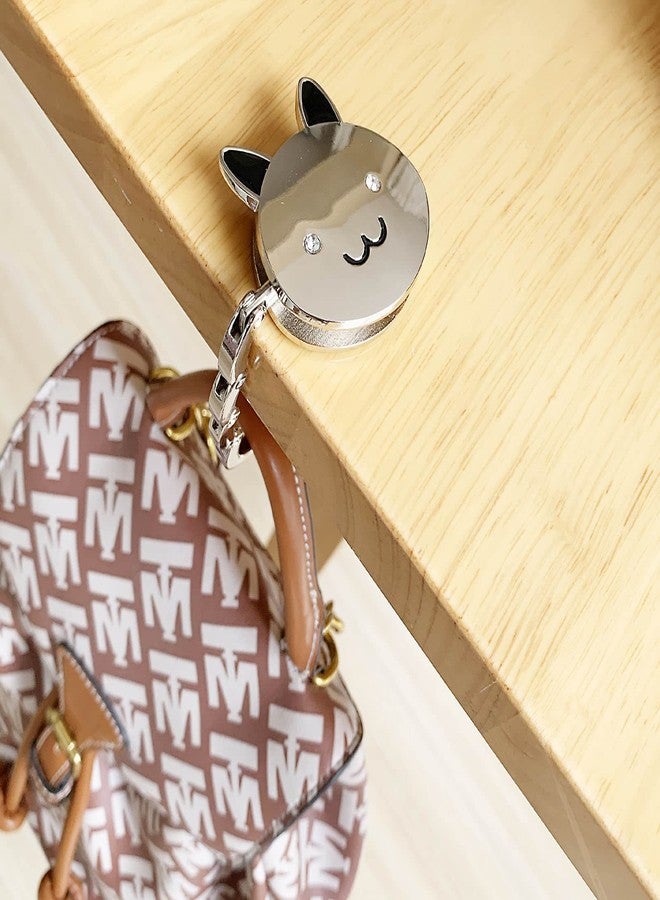 KSMD Purse Hooks for Table and Bars,Portable Purse Hanger Organizers Hooks Handbag Holder Pocketbook Holder Bag Storage for Desk Bag Hook,Foldable Folding Table Hook Hanger - Image 5