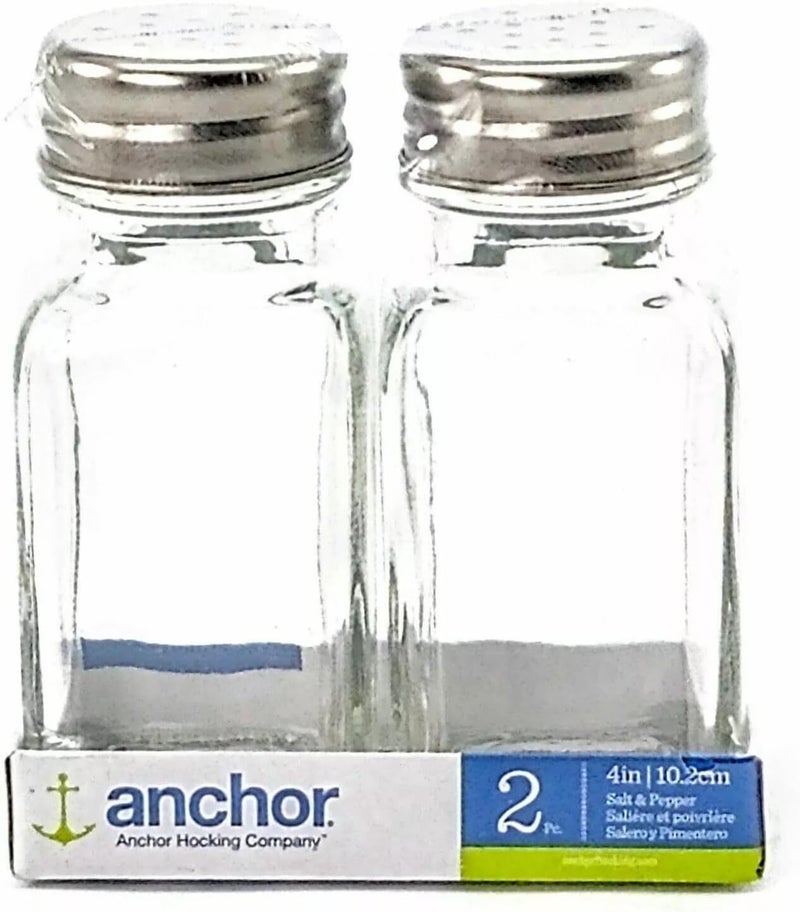 Anchor Hocking مجموعة ملح وفلفل من أنكر هوكينغ - (97430) 2 قطعة