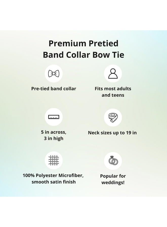 TieMart Premium Bow Tie (Burnt Orange) - Image 4