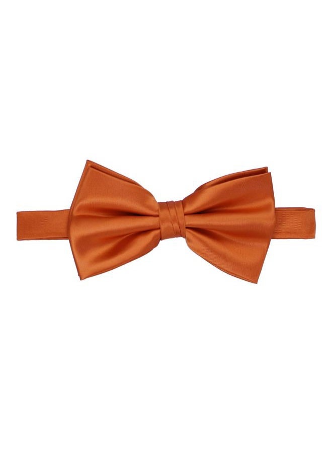 TieMart Premium Bow Tie (Burnt Orange) - Image 2