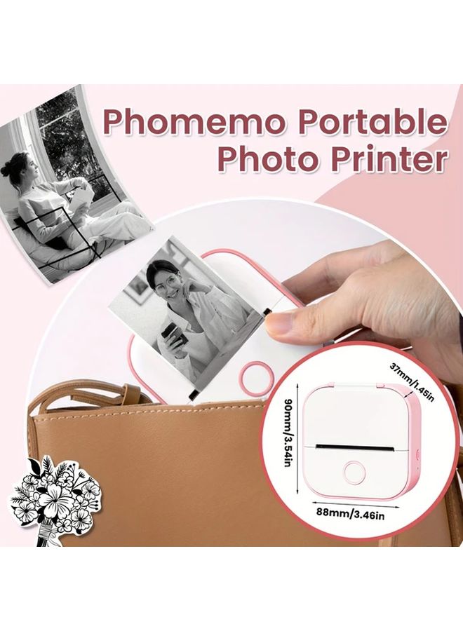 طابعة فوميمو T02 الحرارية اللاسلكية المحمولة باللون الأبيض لأنظمة iOS وAndroid - Image 3