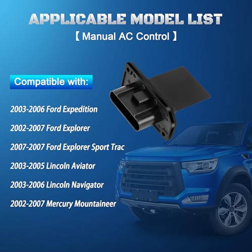 A-NAFTULY YH-1716 HVAC Blower Motor Resistor Control Module Compatible with Ford Expedition Explorer 2003 2004 2005 2006 2007, Lincoln Aviator Navigator 2003 2004 2005, Mercury Mountaineer Replaces 4L2Z19A706AA - Image 3