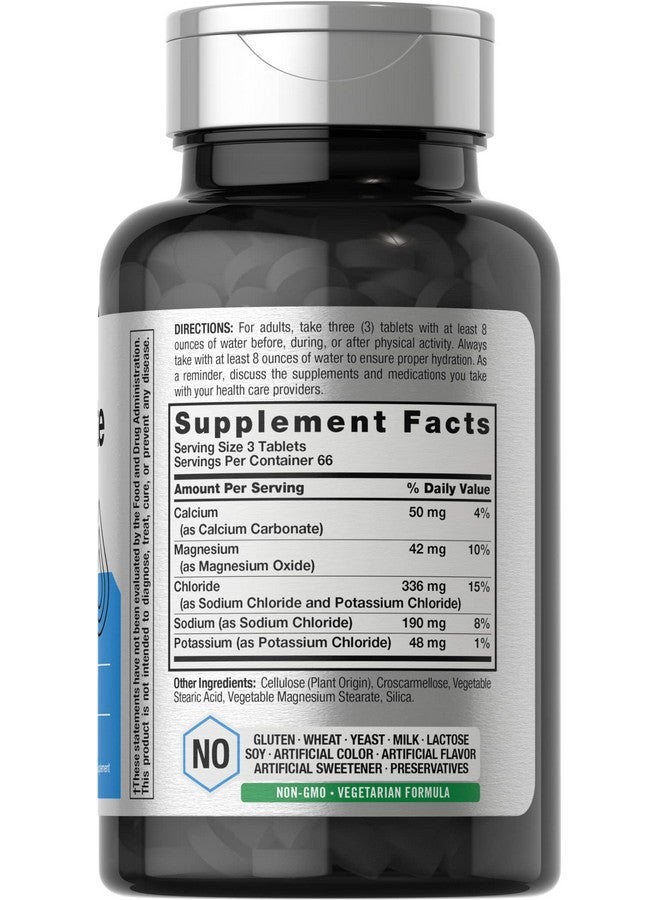 Horbäach Electrolyte Tablets | 200 Count | Vegetarian | Keto-Friendly | Non-GMO, and Gluten Free Hydration Supplement - Image 1