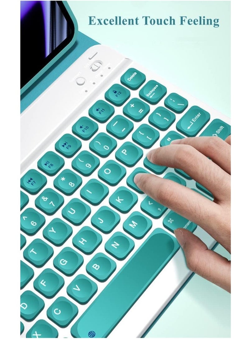 ELTRAZONE Keyboard Case for iPad 10.2" 9th 8th 7th Generation, Magnetically Wireless Keyboard with Pencil Holder for 10.2 Inch iPad 9/iPad8/iPad7/iPad Air 10.5"(3rd Gen)/iPad Pro 10.5 inch,Balck - Image 5