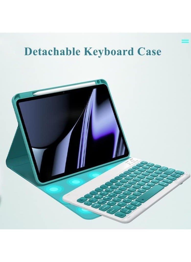 ELTRAZONE Keyboard Case for iPad 10.2" 9th 8th 7th Generation, Magnetically Wireless Keyboard with Pencil Holder for 10.2 Inch iPad 9/iPad8/iPad7/iPad Air 10.5"(3rd Gen)/iPad Pro 10.5 inch,Balck - Image 4