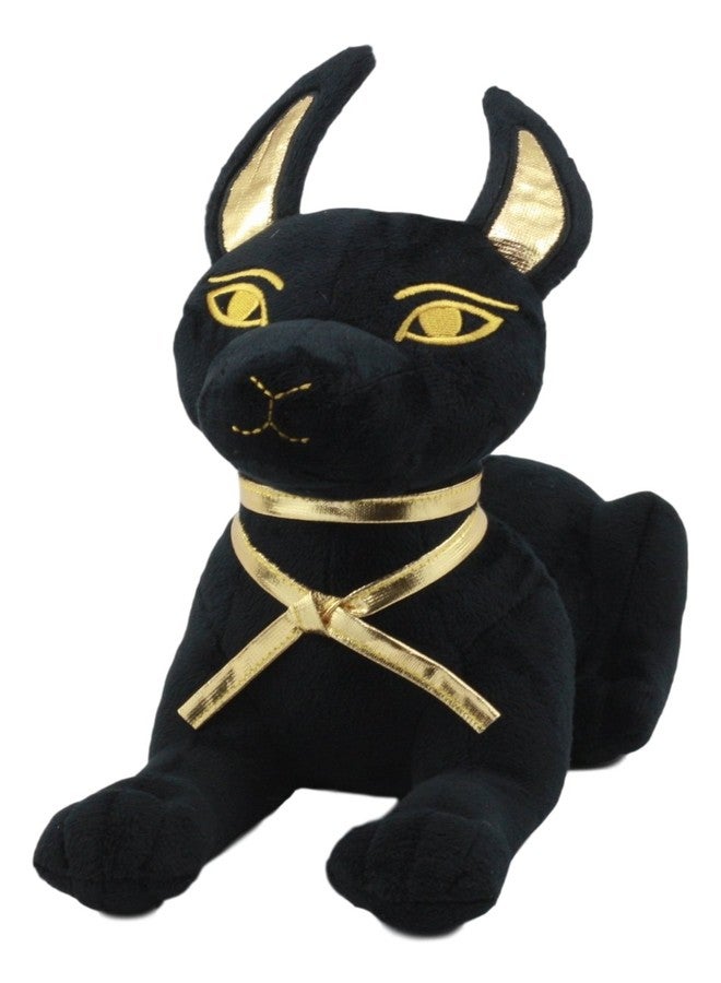 Ebros Gift Larger Black Gold Egyptian Mythology Classical God of Afterlife Sitting Anubis Dog Figurine Soft Collectible 11.5" L Gods and Goddesses of Egypt - Image 4