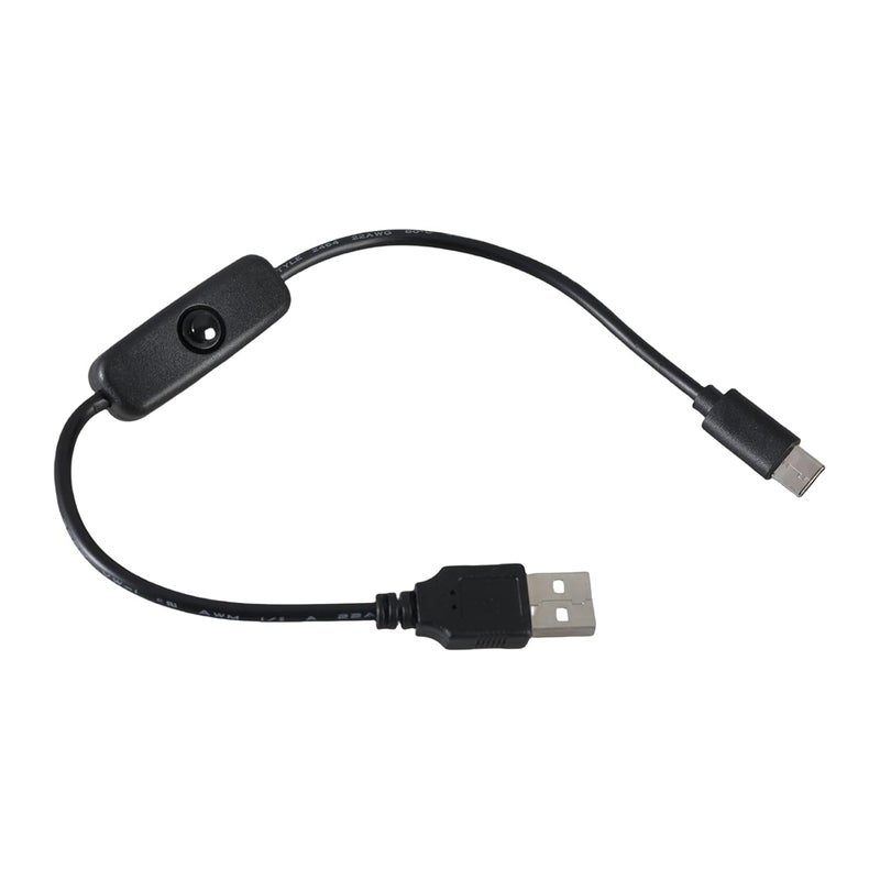 USB Type C Extension Cable 5V Power Cord On Off Switch for LED Strips Lamp Fan - Image 3