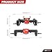 RCAWD Diff Portal Axle Set with Axle Shaft Disconnect Conversion for FCX24 Upgrades Alum Housing Brass Portal Cover Steering Block Steel Gear for FMS FCX24 K5 Blazer Smasher Lemur FCX18 LC80 Upgrade Parts - Image 4