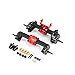 RCAWD Diff Portal Axle Set with Axle Shaft Disconnect Conversion for FCX24 Upgrades Alum Housing Brass Portal Cover Steering Block Steel Gear for FMS FCX24 K5 Blazer Smasher Lemur FCX18 LC80 Upgrade Parts - Image 2