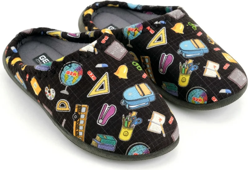 Gezer Boy Winter Comfortable Sole Home Garden Gondola Slippers