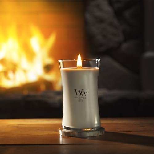 WoodWick Large Hourglass Fireside Candle Premium Soy Blend Wax Crackles as it burns Perfect for Gifting - Image 5