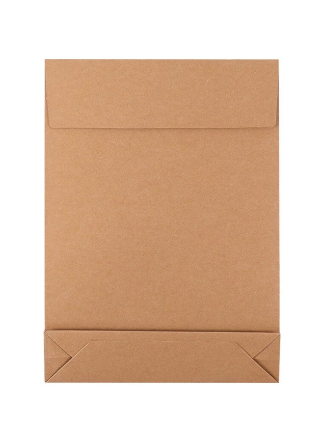 Tango A4 Bid Document Envelope Kraft Paper File Folder, 6Cm Side Width, 250G Thick, 20-Pack, Corporate Project Proposal Sealed Bag, Engineering Tender Document Specialized Envelope - Image 3