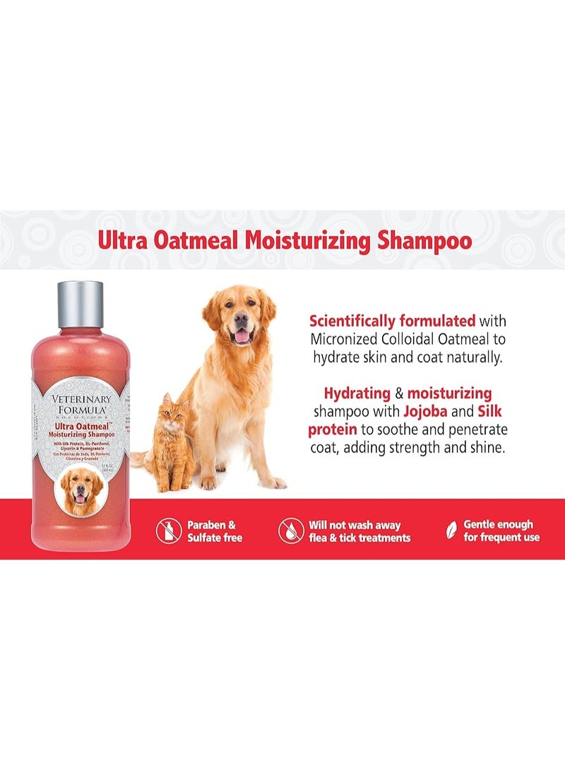 SynergyLabs Synergy Labs Veterinary Formula Solutions Hydrating, Conditioning & Coat Care Ultra Oatmeal Moisturizing Shampoo 17oz - 503ml From Varmacy - Image 2