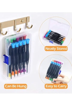 Excefore Screwdriver Kit, 18Pcs Precision Magnetic Small Screwdrivers with Flathead Phillips Star Tweezers for Mobile Phone, Smartphone, Game Console, Tablet, PC, Watch  - Image 5