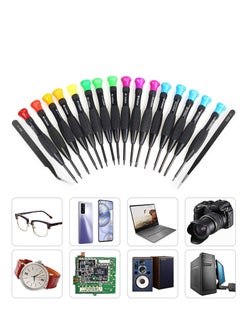 Excefore Screwdriver Kit, 18Pcs Precision Magnetic Small Screwdrivers with Flathead Phillips Star Tweezers for Mobile Phone, Smartphone, Game Console, Tablet, PC, Watch  - Image 4