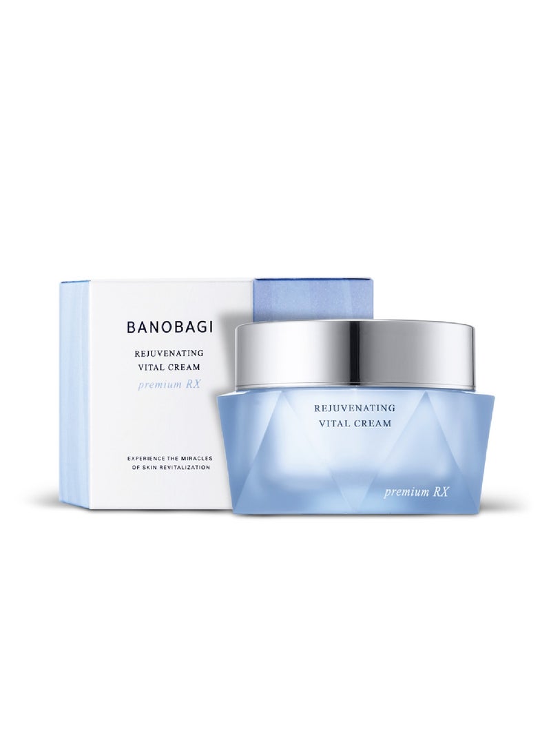 Banobagi Rejuvenating Vital Cream for Face Wrinkles & Aging Skin Care Hydrating Moisturizer Face Cream Vitamin E, Hyaluronic acid best skin Moisturizer for dry skin Anti-aging Korean Skin Care Glass Skin 50ml  - Image 1