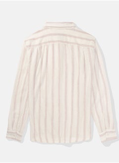 American Eagle قميص AE من الكتان بأزرار  - Image 3