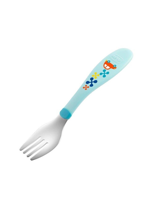 Chicco Metal Cutlery  Neutral, Blue/Green - Image 2