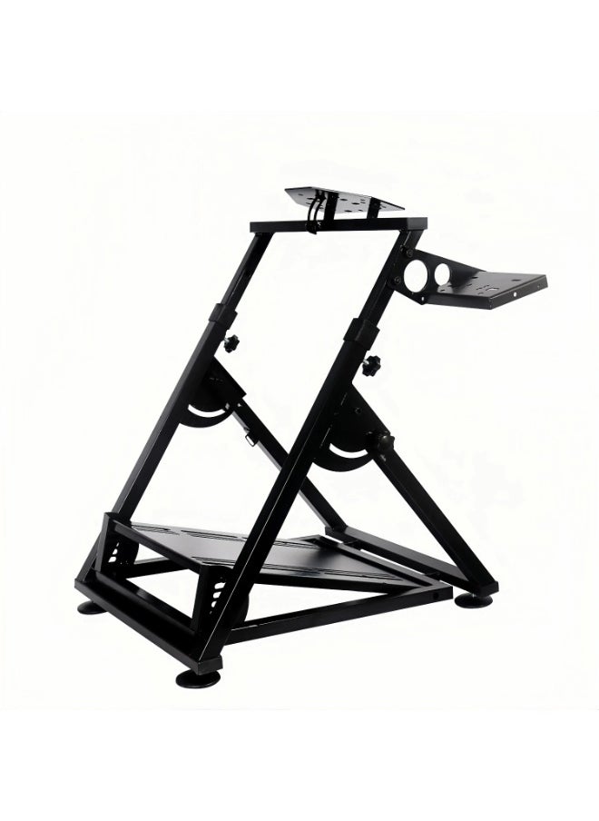 Racing Wheel Stand - Stable Triangle Support for Logitech G29/G920/Thrustmaster | Height Adjustable | Foldable
