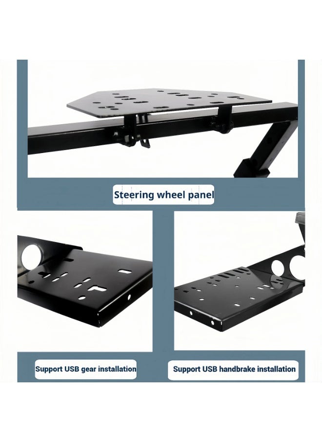 Racing Wheel Stand - Stable Triangle Support for Logitech G29/G920/Thrustmaster | Height Adjustable | Foldable