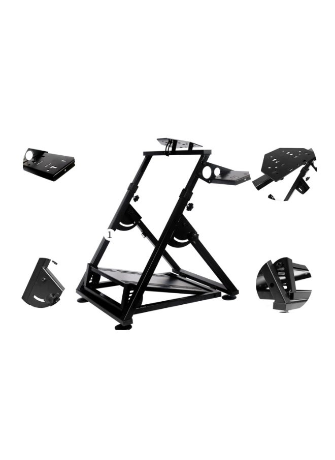 Racing Wheel Stand - Stable Triangle Support for Logitech G29/G920/Thrustmaster | Height Adjustable | Foldable