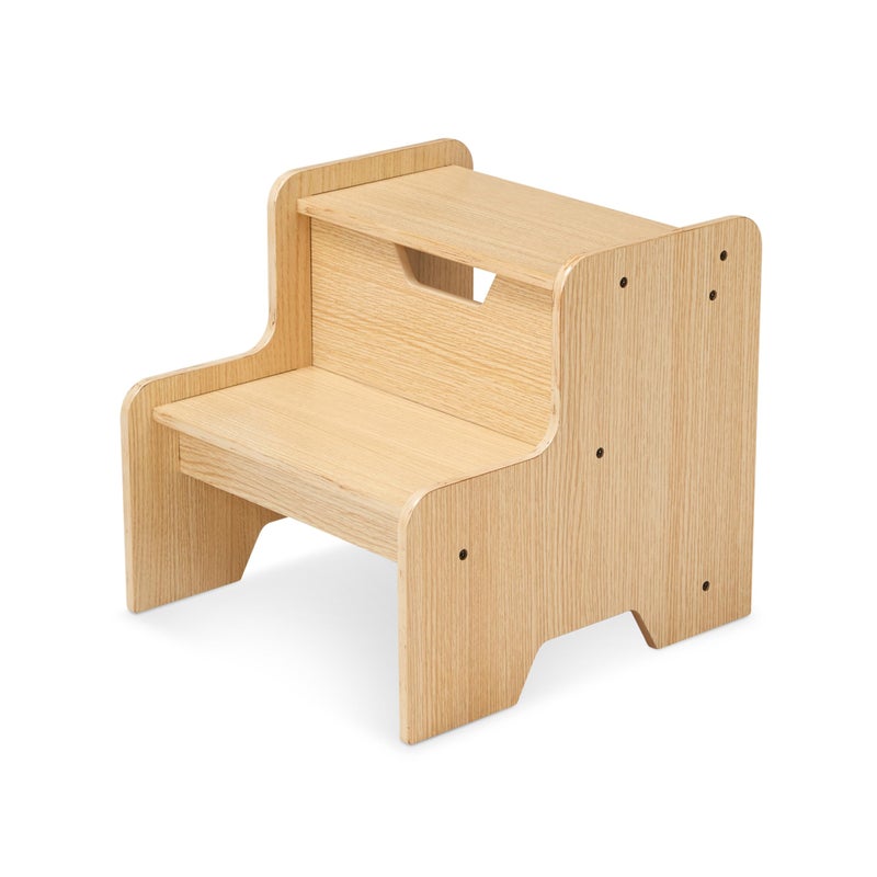 Melissa & Doug Kids Wooden Step Stool - Light Natural Finish - Image 1