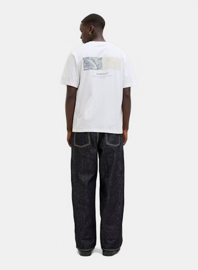 JACK & JONES JACK & JONES Mens Split Back Tee Crew Neck  - Image 3