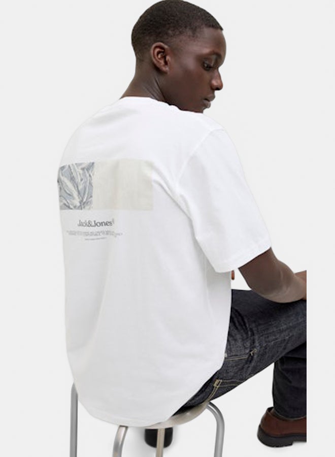 JACK & JONES JACK & JONES Mens Split Back Tee Crew Neck  - Image 4