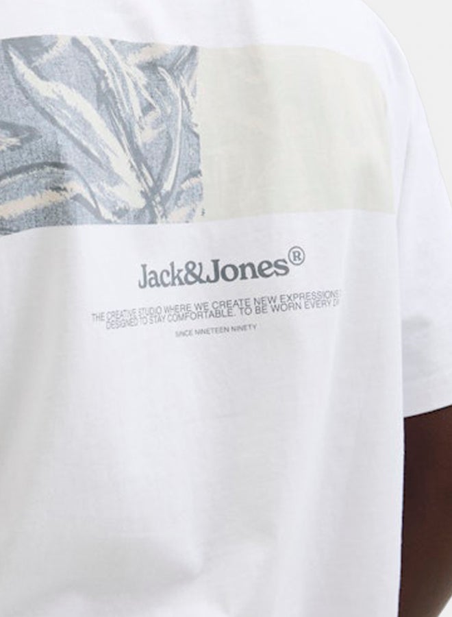 JACK & JONES JACK & JONES Mens Split Back Tee Crew Neck  - Image 5