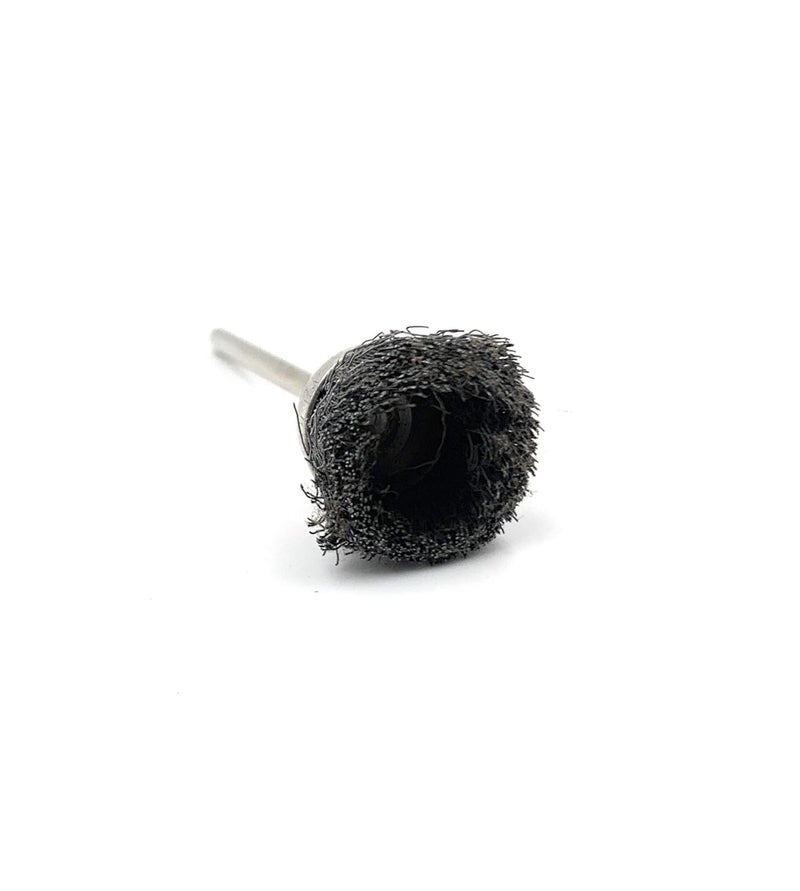 Aone Steel Wire Cup End Brush 10pcs for SatinBrushed Finish Rust Removal Cleaning for Dremel Rotary Tool Micro Hand Motor Polishing Motor for Jewellery Making Watchmaking Model Making - Image 4