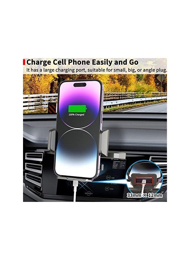 PROMASS - Car Phone Holder CD Slot Mount 360° Rotation Car CD Tray Phone Holder Release in One Hand Compatible with iPhone14/13/12 Series, Galaxy S22 S21, etc - Image 1