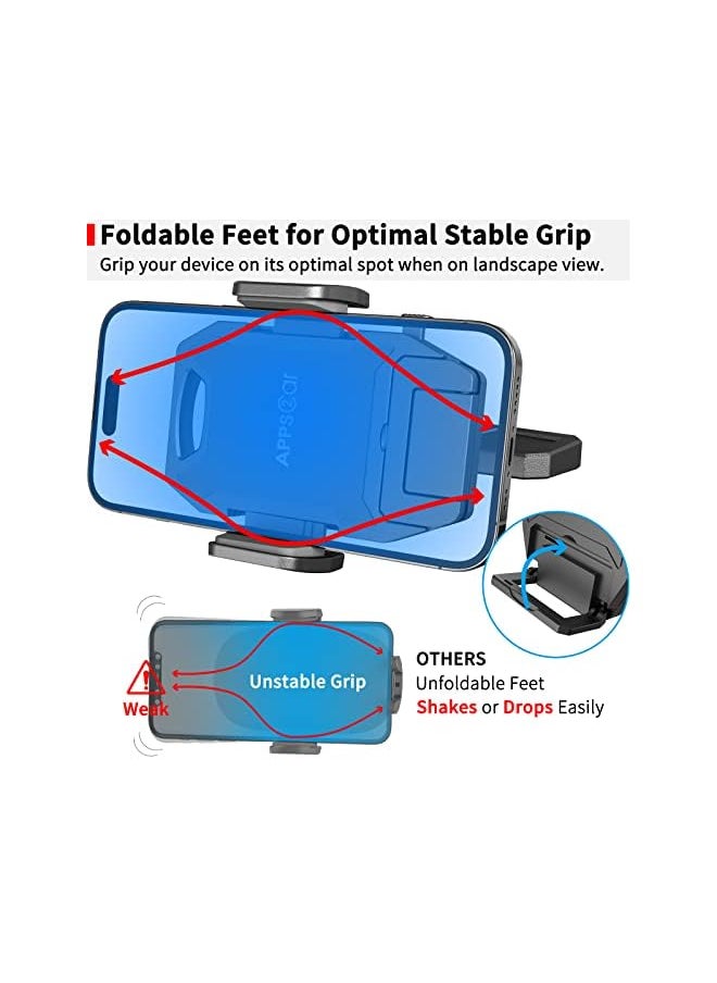 PROMASS - Car Phone Holder CD Slot Mount 360° Rotation Car CD Tray Phone Holder Release in One Hand Compatible with iPhone14/13/12 Series, Galaxy S22 S21, etc - Image 1